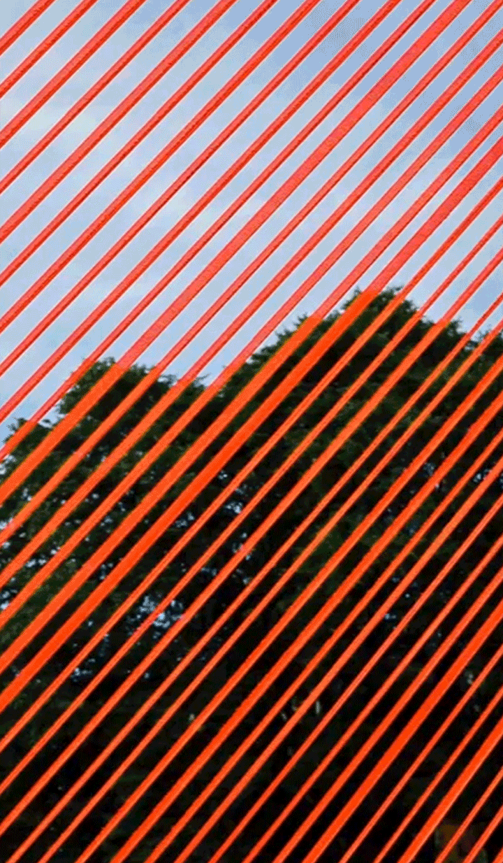 behin ha builds temporary shade installation in ohio using scrap mesh fabric