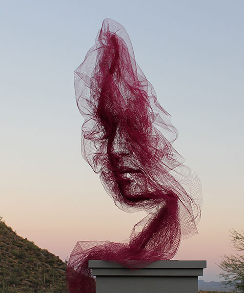 benjamin shine defies gravity with his latest ethereal sky flow sculpture 'quietude'