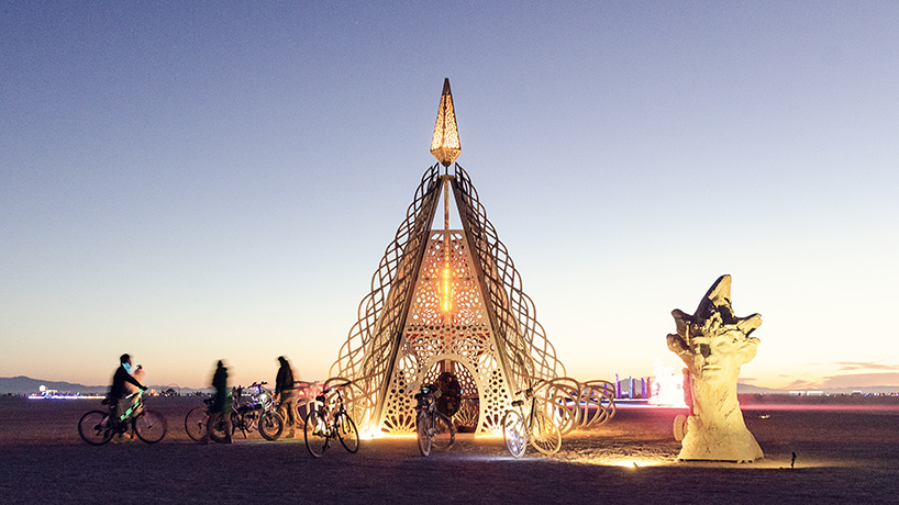 burning man 2019 pavilion reimagines myth of andromeda for female empowerment