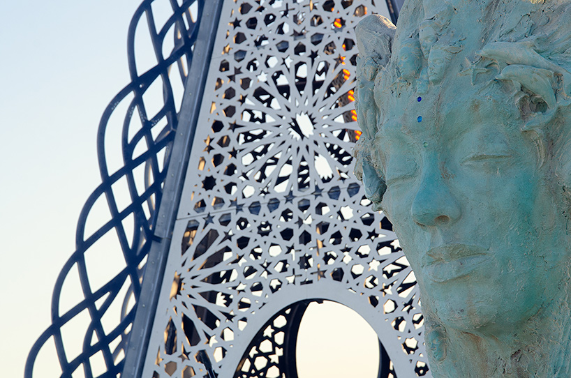 burning man 2019 pavilion reimagines myth of andromeda for female empowerment
