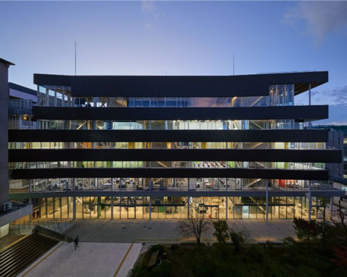 C+A revives landmark building in kyoto university of foreign studies