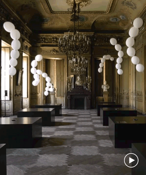 charles pétillon's interactive balloon installation generates sound and music