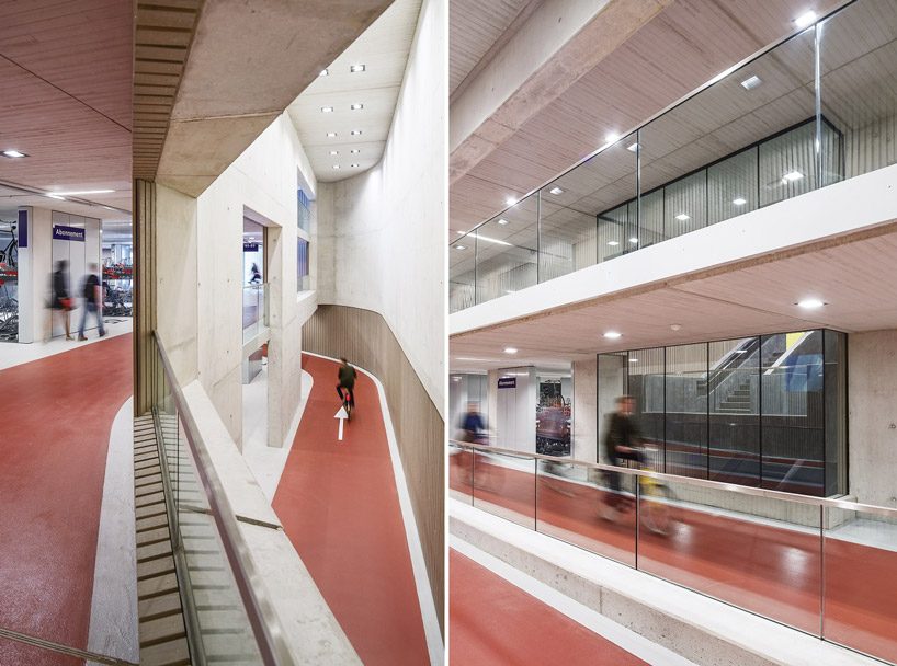 ector hoogstad architecten builds the world's biggest bicycle parking in utrecht designboom