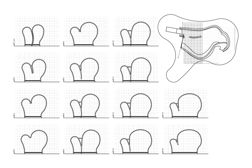 FCC arquitectura tops mato gallery in portugal with an organic, sculptural shell