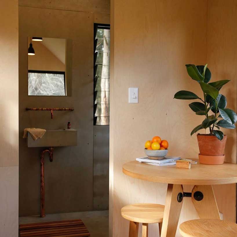fresh prince designs tiny off-grid cabin for sustainable summer getaways
