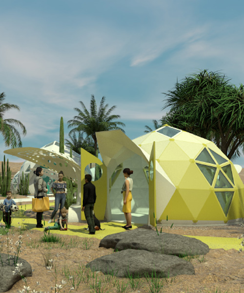 geoship's bioceramic domes for the homeless are designed to last for 500 years