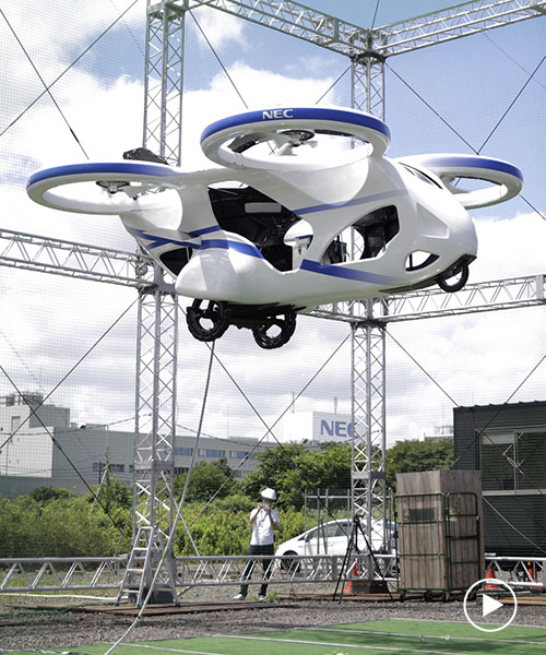japan unveils flying car after successfully making first test flight