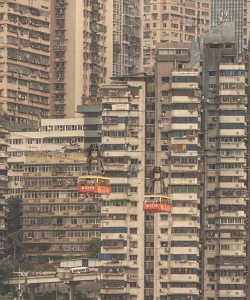 human vs city by kris provoost portrays humanity amid the density of chongqing, china