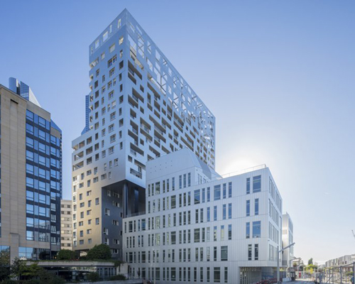 louis paillard adds perforated building to parisian financial district