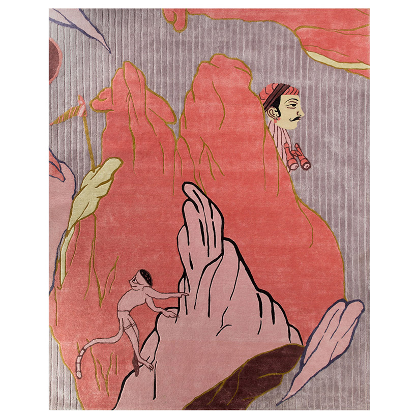 matteo cibic celebrates the pink city in wunderkammer collection for jaipur rugs