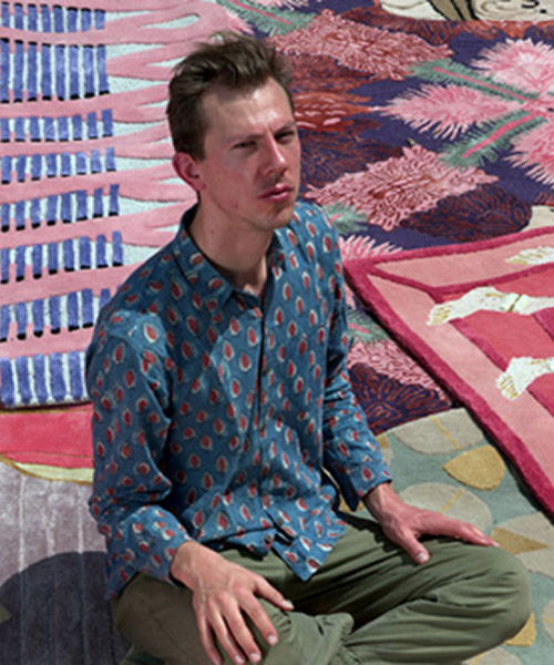 matteo cibic celebrates the pink city in wunderkammer collection for jaipur rugs