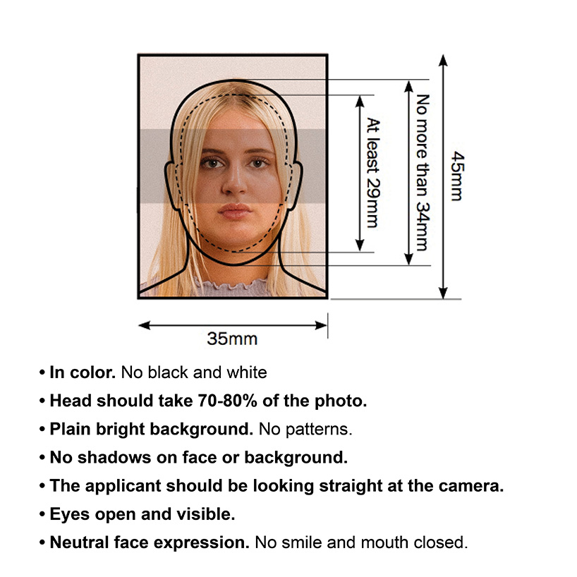 Требования к фото на визу в сингапур