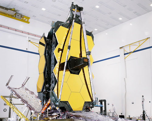 NASA completes tennis court-sized ‘honeycomb’ james webb telescope