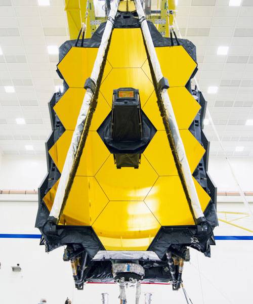 NASA completes tennis court-sized ‘honeycomb’ james webb telescope