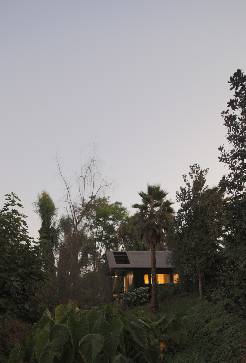 OF architects immerses the several pavilions of the mallarauco house within chilean forest