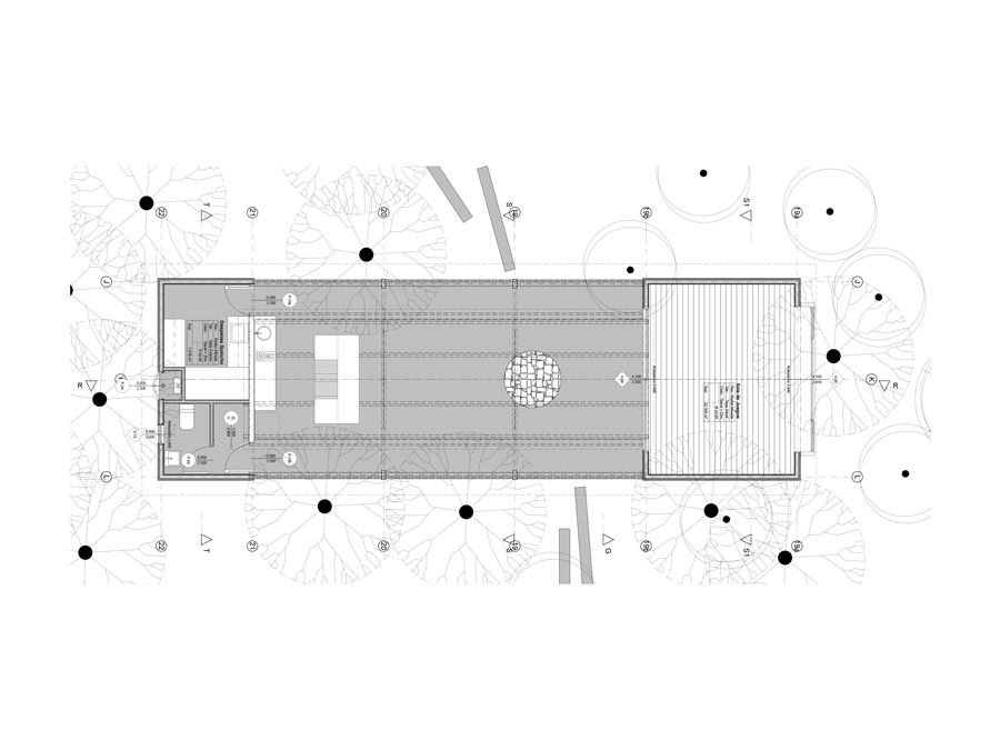 OF architects immerses the several pavilions of the mallarauco house within chilean forest