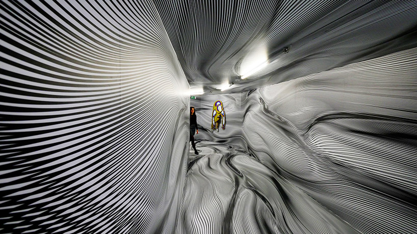 Peter Kogler Transforms Rooms With Hypnotic Installations Featuring