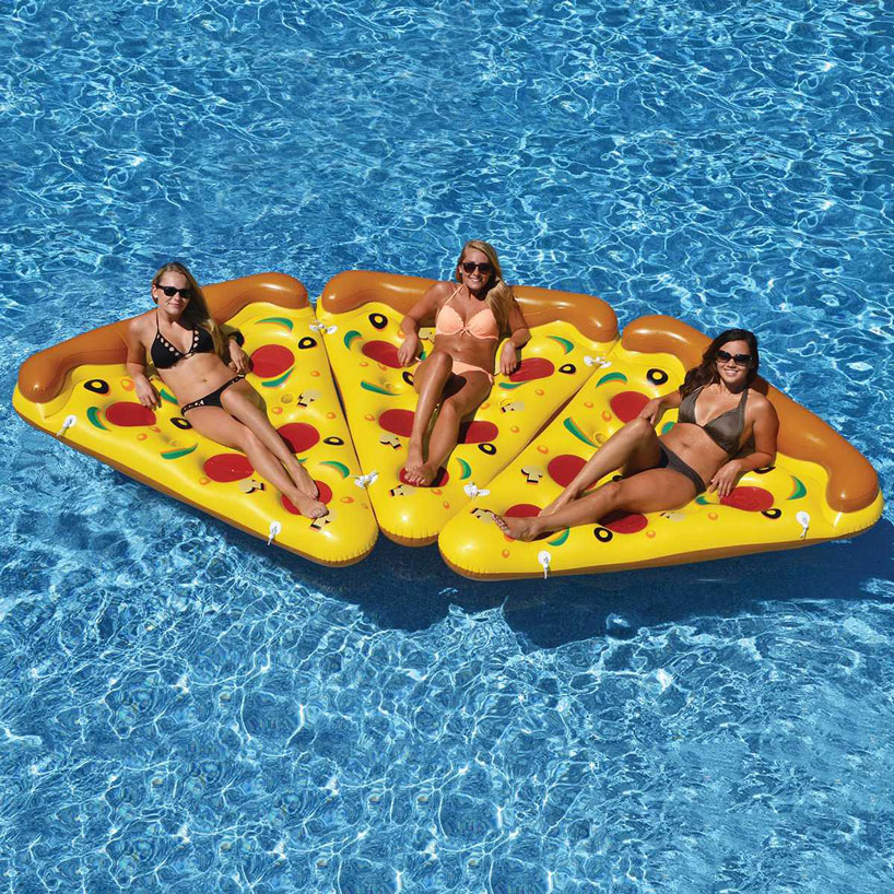 Pool store float pizza