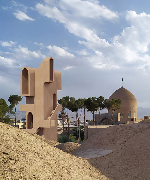 ruhollah rasooli adds open verticality to introverted iranian city