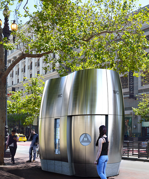 green-tech spaceship-like toilets will land in san francisco streets