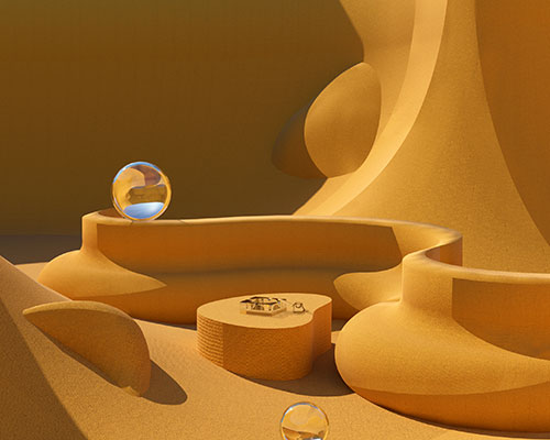 rendering artists collaborate with tetra to envision dreamlike environments for smoking