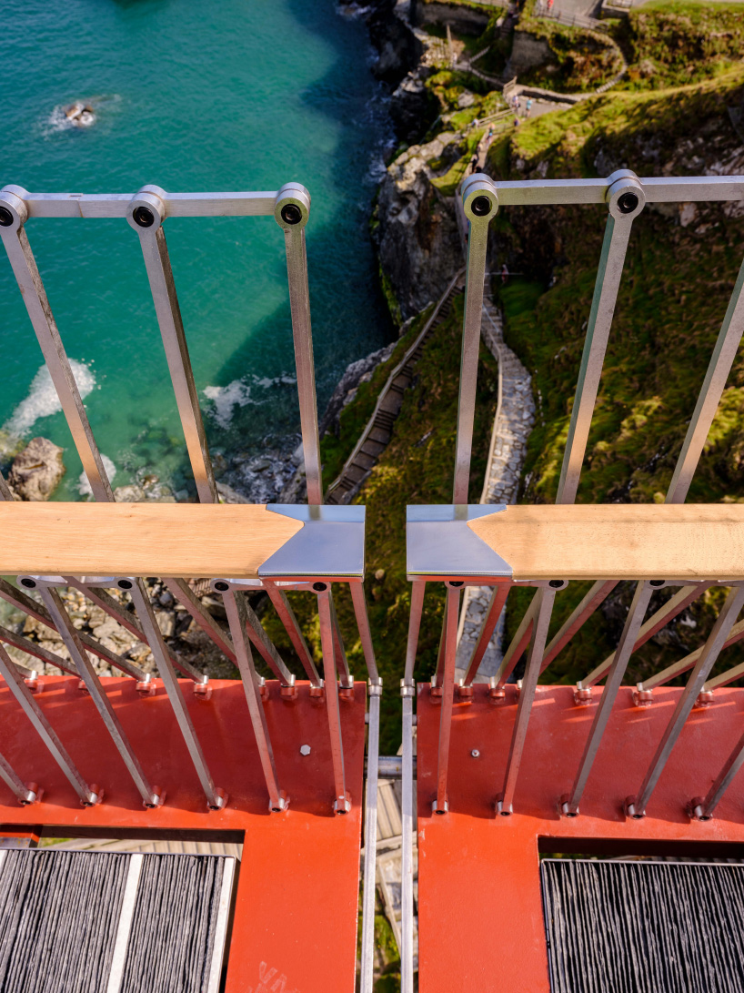 tintagel footbridge reunites historic cornwall castle for the first time in 500 years