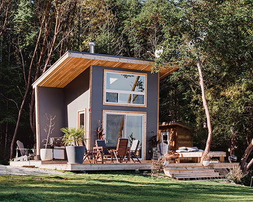 trim studio completes a 10-square-meter tiny house for newlywed couple in vancouver