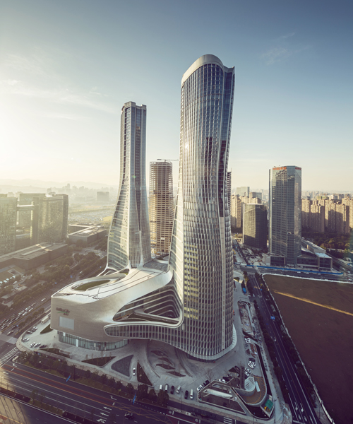 UNStudio's raffles city hosts new conrad hangzhou luxury hotel