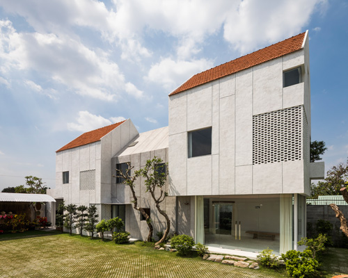 time architects builds house for three families with open living spaces in vietnam