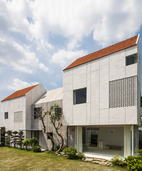 time architects builds house for three families with open living spaces in vietnam