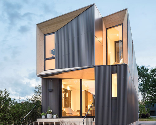 PHAEDRUS stacks tapering volumes for private residence in toronto