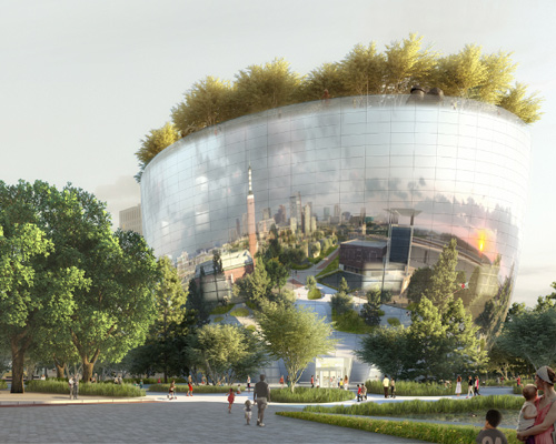 MVRDV's publicly accessible art depot tops out in rotterdam