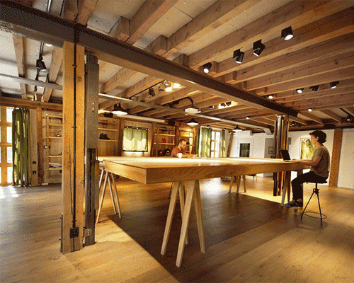 anders berensson architects creates versatile surfaces in swedish outdoors store