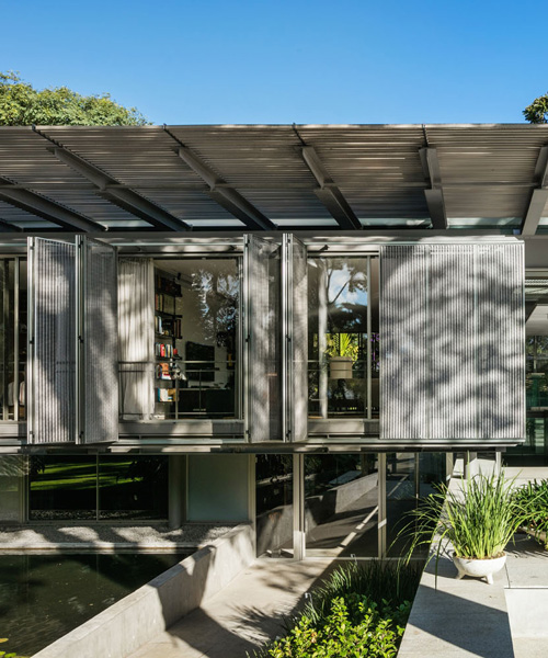 andrade morettin architects plans P.E. residence as a linear pavilion in são paulo