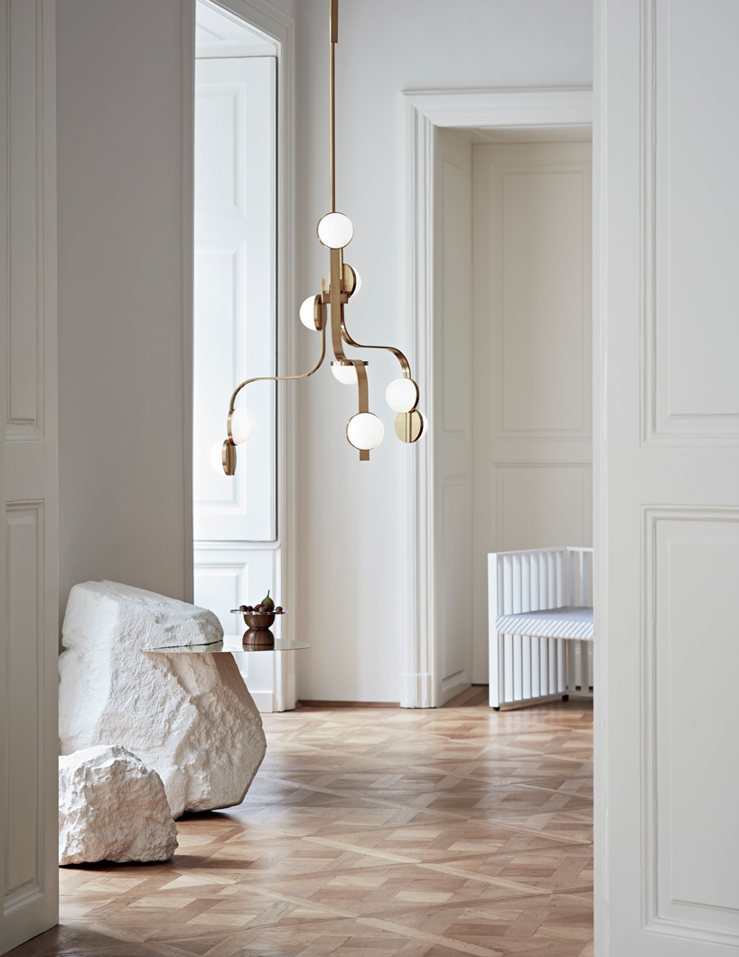 bodo sperlein creates 'typographic' lighting collection for lobmeyr