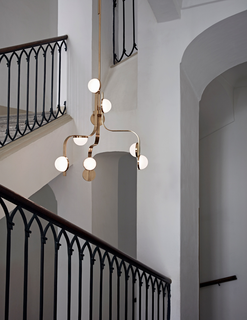 bodo sperlein creates 'typographic' lighting collection for lobmeyr