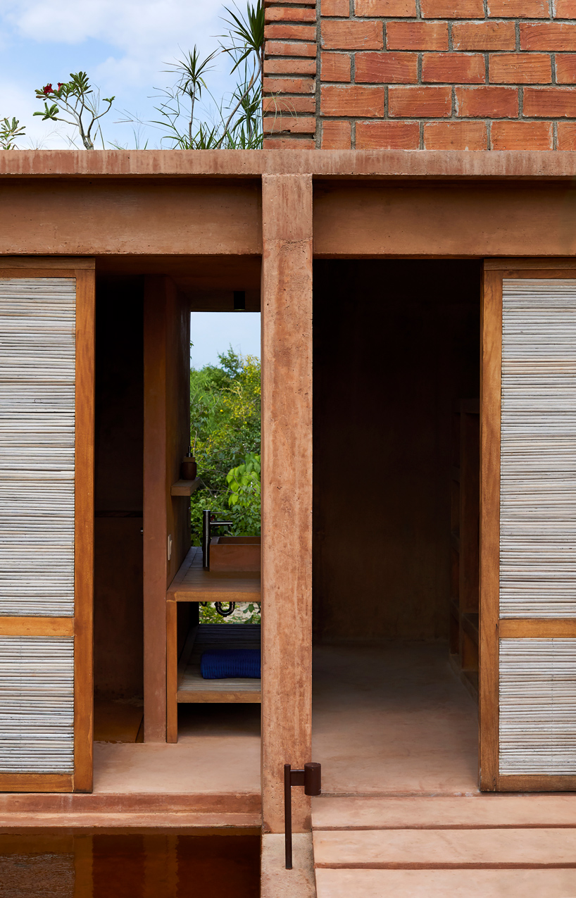 three brick vaults of casa volta float above the lush oaxacan coast