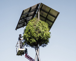 a giant birdhouse rises above lausanne to address soil scarcity in urban areas