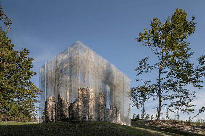 edoardo tresoldi simbiosi: rebuilding a ruin at arte sella