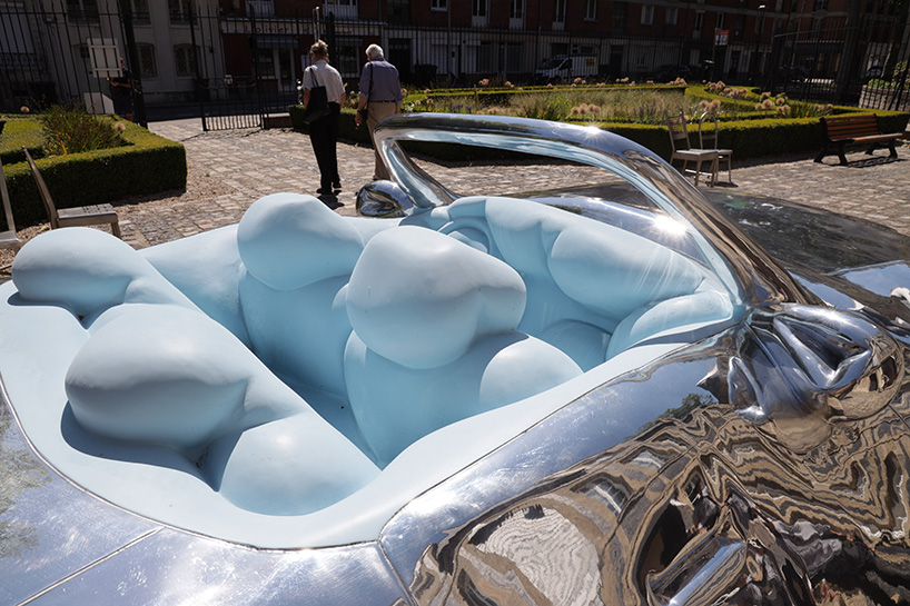 Erwin Wurm's Fat House installed outside baroque palace in Vienna