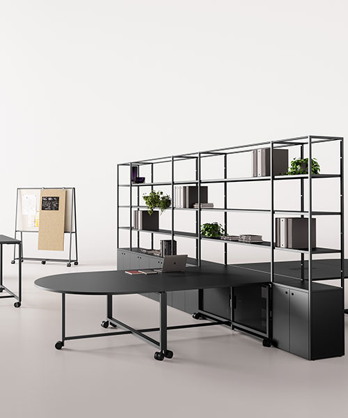 fantoni atelier collection flexibly yet unobtrusively fits your office