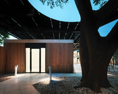 holodeck architects builds the austrian embassy in bangkok using local materials