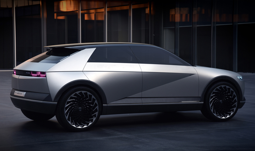 Hyundai unveils retro-futuristic 45 EV