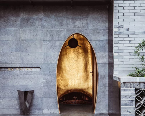 copper finishes adorn inns whiskey bar by wooton designers in chengdu, china