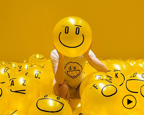 kissmiklos' emograms pay homage to the first smiley face at gwangju design biennale 2019