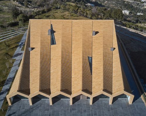 LEFT architects sites the 'house of many vaults' on a mountaintop in lebanon