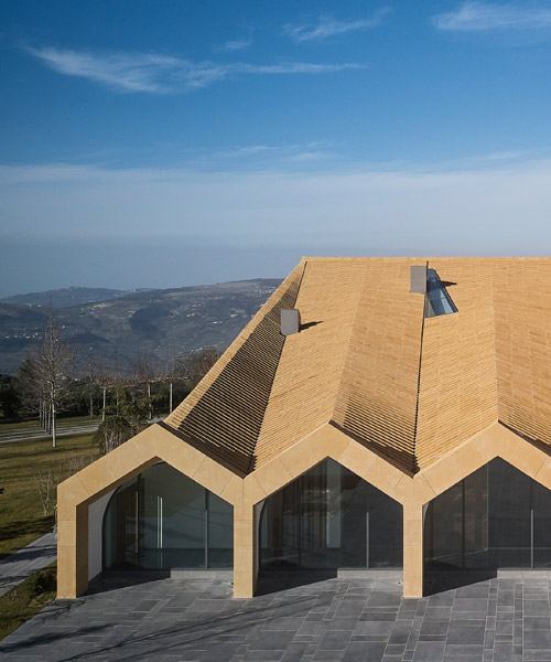 LEFT architects sites the 'house of many vaults' on a mountaintop in lebanon