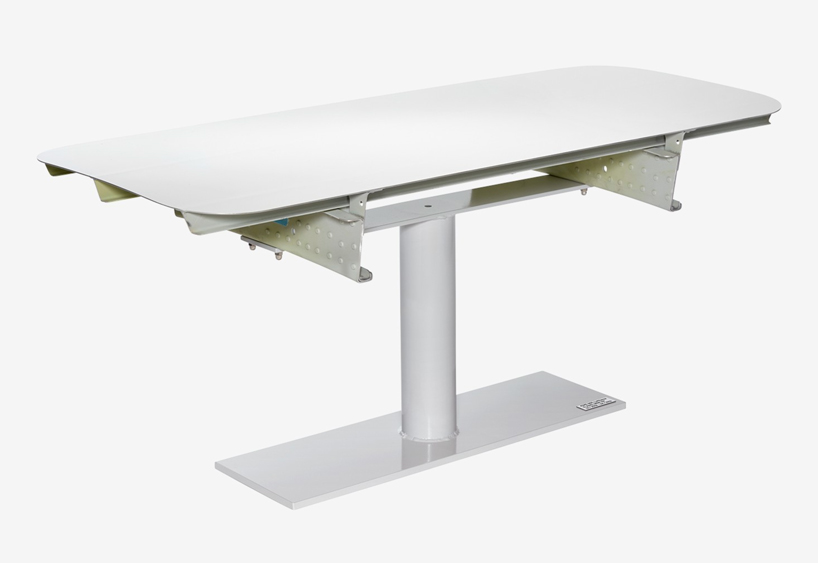 Lufthansa Upcycles Scrap Airplane Parts To Create Furniture Collection