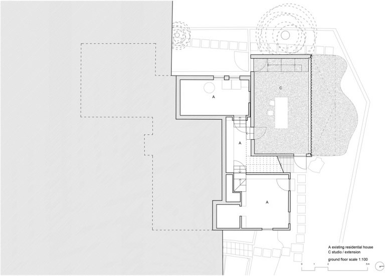 FAR adds artist's studio clad in translucent folding façade to los ...