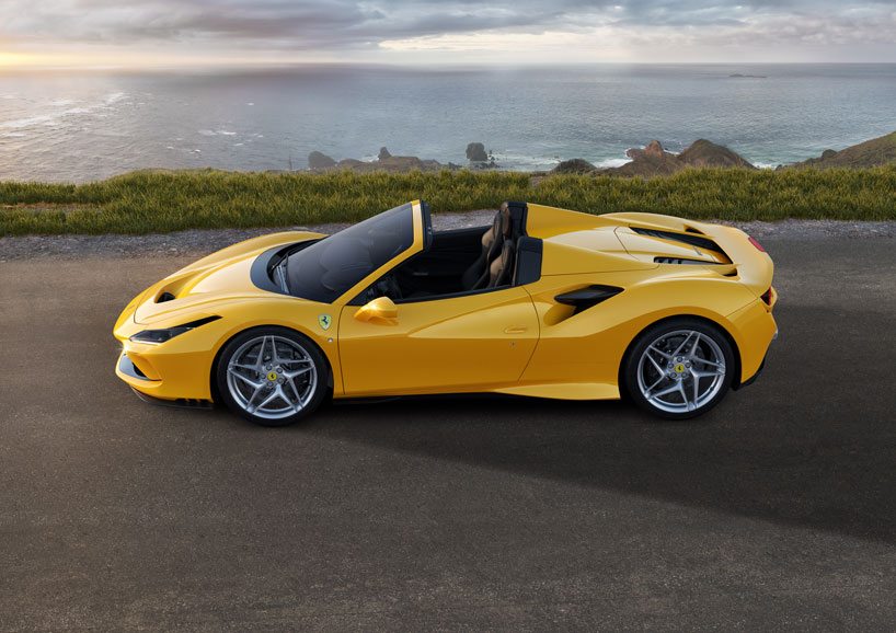 ferrari reveals 2020 f8 spider with more power and less weight